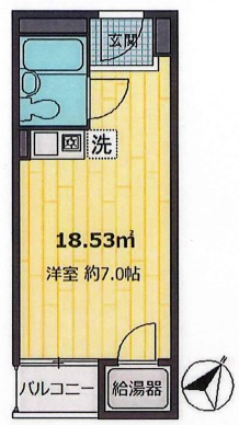 シャルマン文京千駄木の間取り