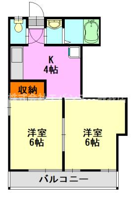 【間取り】 | Ｋ－ＦＬＡＴ川戸
