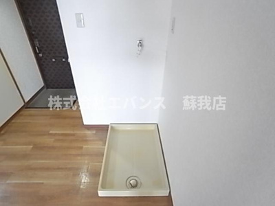 【洗面所】 | Ｋ－ＦＬＡＴ川戸 | 脱衣スペースもあります