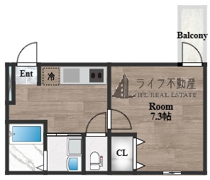 フジパレス鴻池新田駅東の間取り
