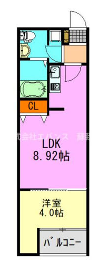 【間取り】 | ＶＡＵ　ｈｏｕｓｅ青葉の森
