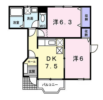 グレイスⅢの間取り