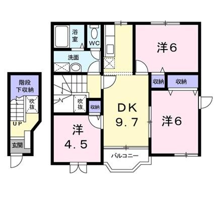 ソフィーシアＢの間取り