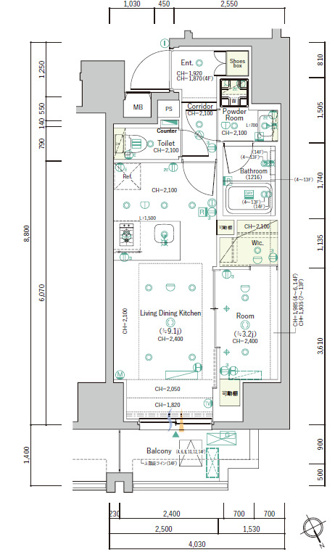 【間取り】 | SYFORME TACHIKAWA | Atype