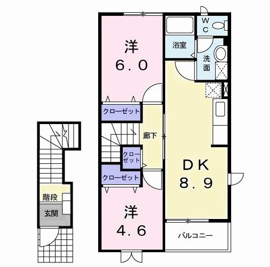 Ｖｉｌｌａ　ＭＫの間取り