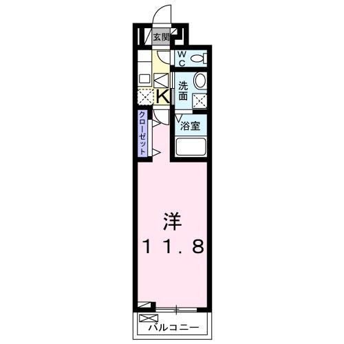 メゾン　グラースⅢの間取り