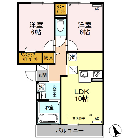 エステイトＺＥＮ　Ｃの間取り