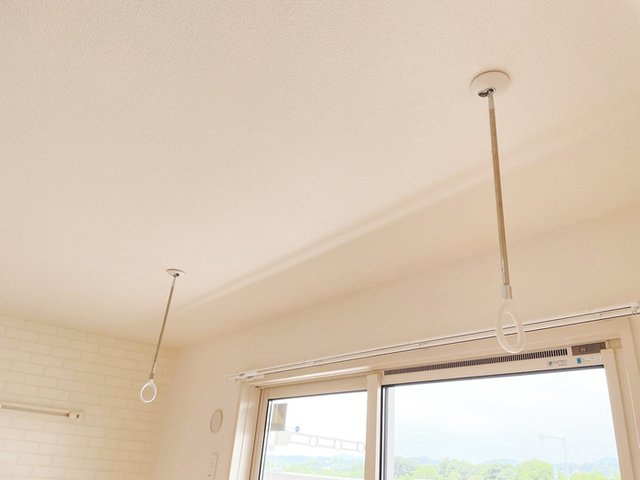 クレアシオン城北のその他|雨の日も安心室内物干し