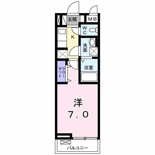 Ｌａｇｏｍ城東の間取り