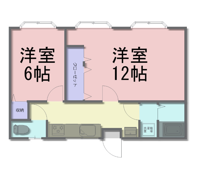 ウィンブルドンBの間取り