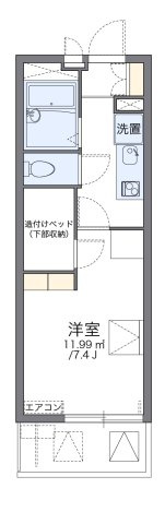 【間取り】 | レオパレスエルヴェール　サンク