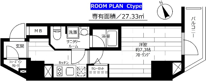 ステージファースト浅草橋の間取り