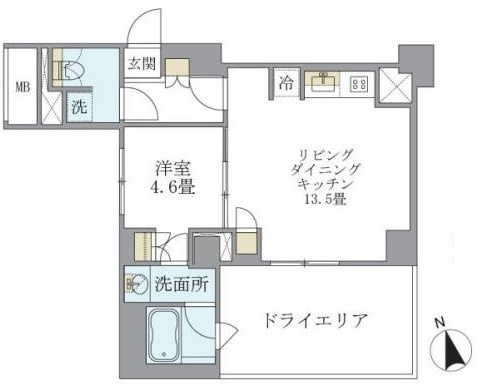 Ｂｒｉｌｌｉａ　ｉｓｔ　北沢の間取り