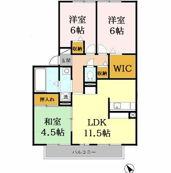 フレマリール東山の間取り