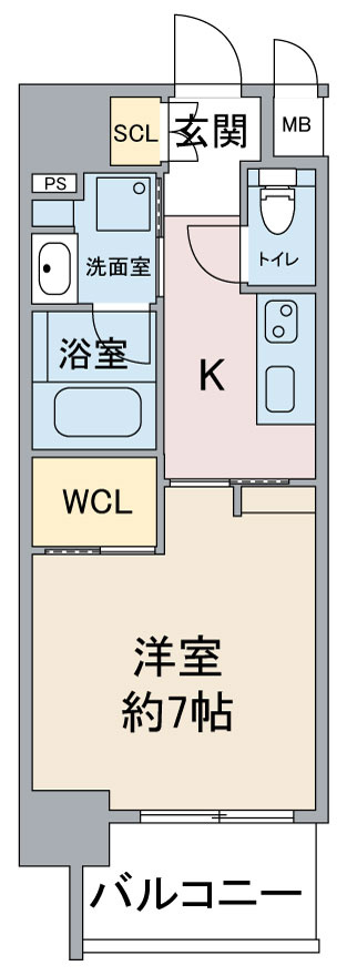 スリーアイランドタワー桜山の間取り