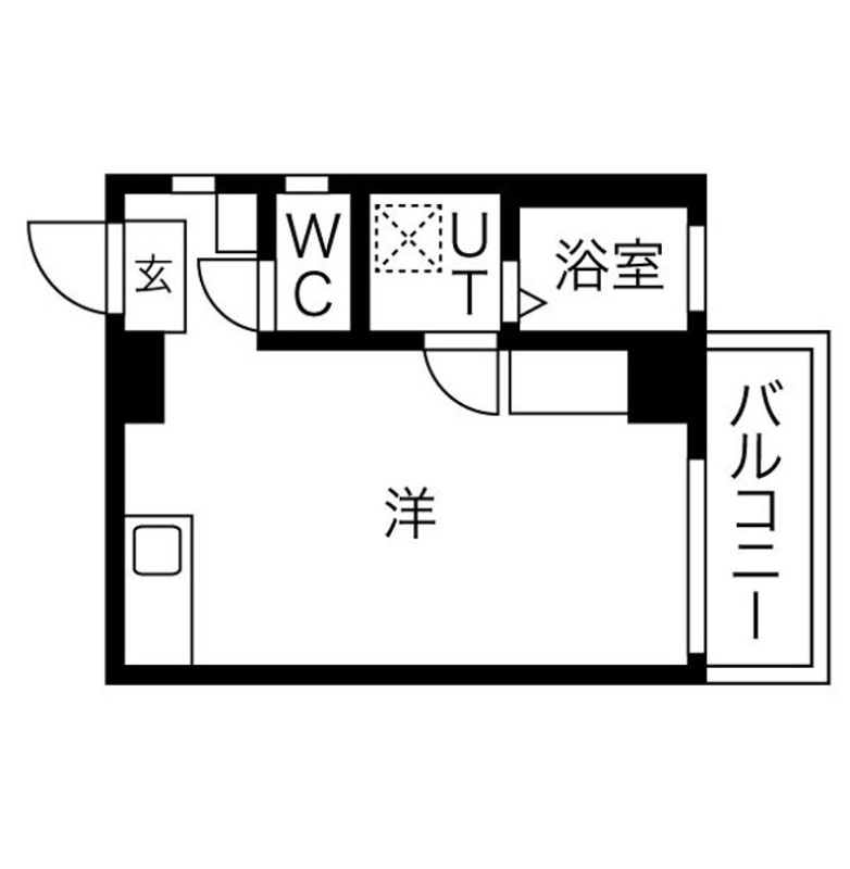 品川区旗の台５丁目の賃貸マンションの間取り|トライアングル旗の台_401_間取り