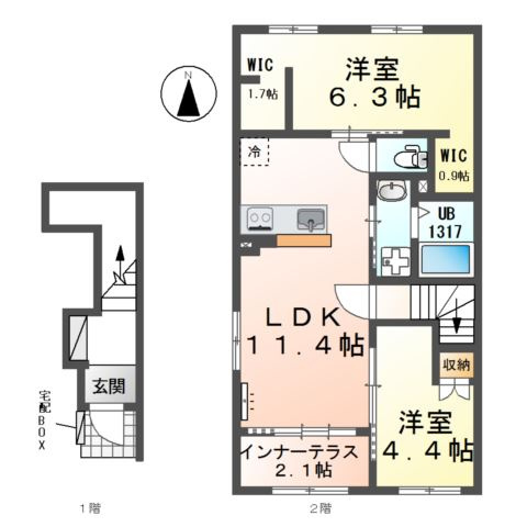 フォレストハイム　要の間取り