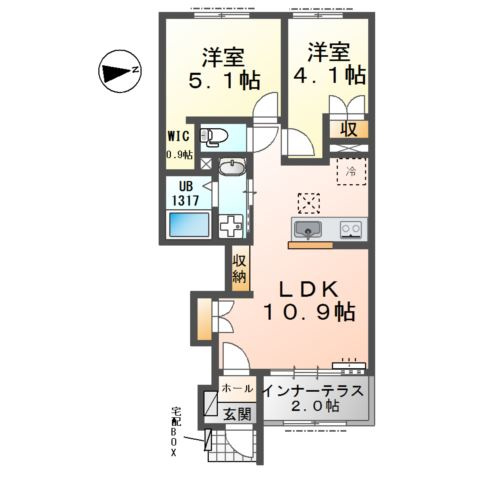 フォレストパーク　要の間取り