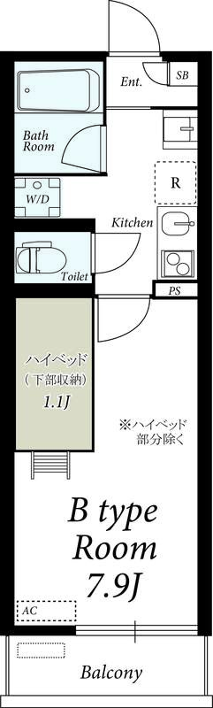 リブリ・チヒロ 壱番館の間取り