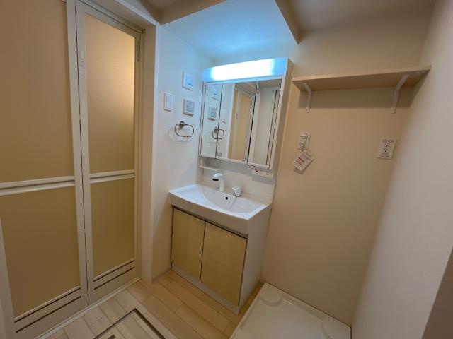 （仮）小山市千駄塚　新築アパートの洗面所|洗面（イメージ）
