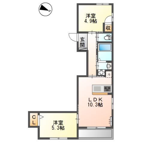 フリージアの間取り