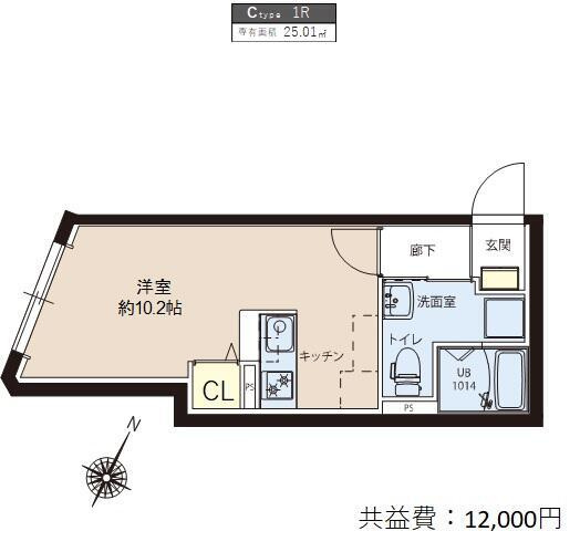 レピュア竹ノ塚レジデンスの間取り