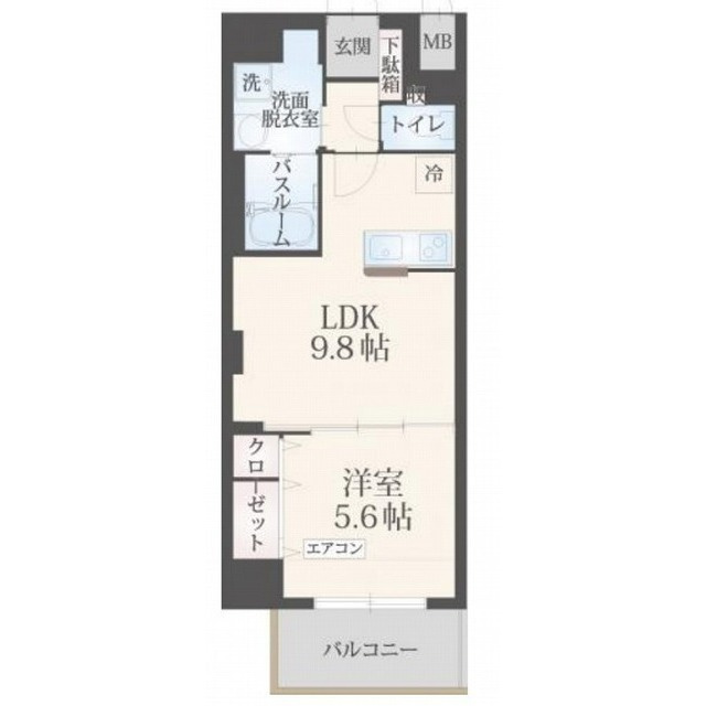 フォンテーヌｕ．の間取り