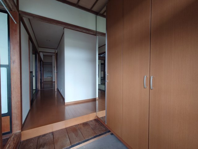 大町平屋の玄関|落ち着いた玄関です