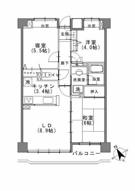 パークサイドパレスの間取り