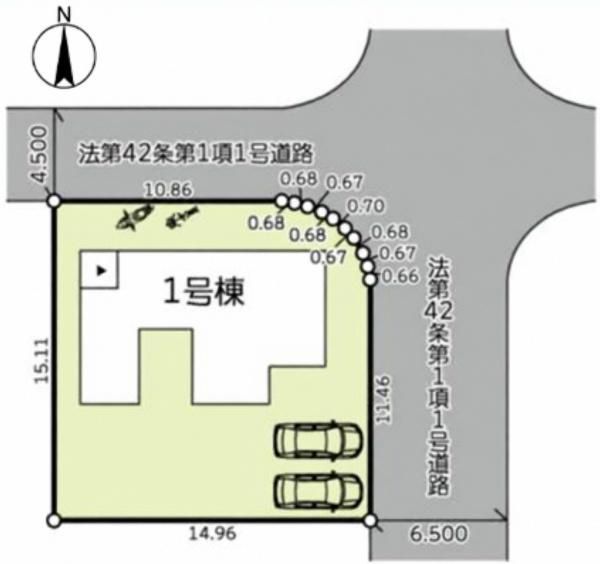 横浜市港南区日野南５丁目の新築一戸建の区画図|限定1区画の販売です！
お気軽にお問合せ下さい！