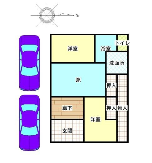 和歌山市塩屋5丁目　中古戸建の間取り