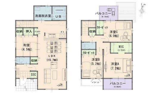 よかタウン　総社市福井【2期】【仲介手数料無料】の間取り