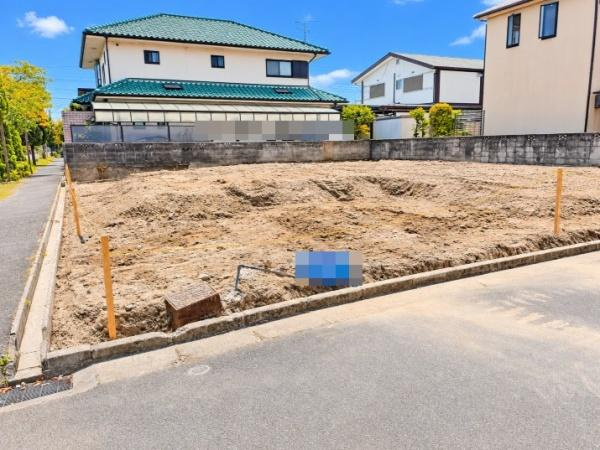 交野市　松塚　建築条件付き土地の外観