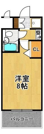 デ・リード弁天町港通の間取り