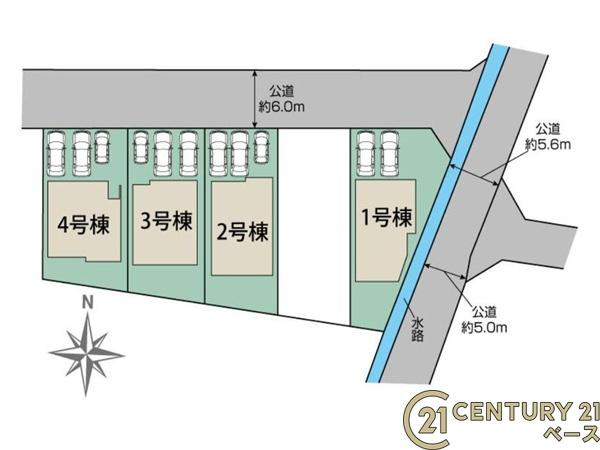 北葛城郡広陵町笠 １号棟 ／新築一戸建の区画図|■こちらの物件は１号棟です！■