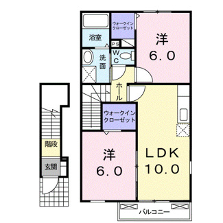 【間取り】 | グリーンパルⅡ－Ａ