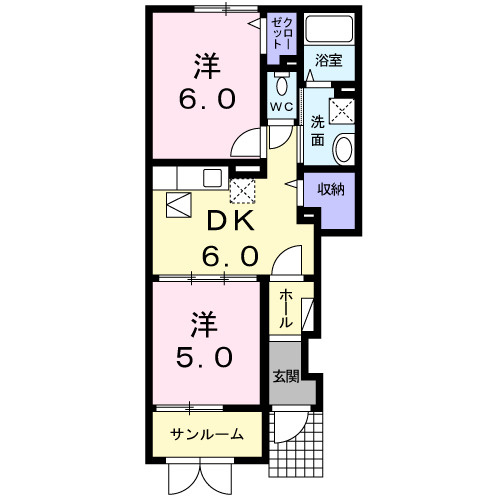 カレントの間取り