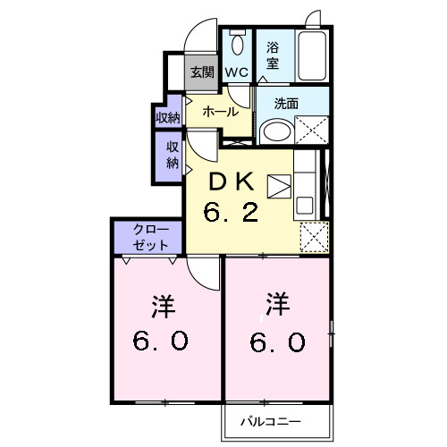 エヴァーグリーン・ノースの間取り
