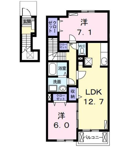 イルクオーレの間取り