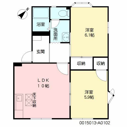 マルセイユ西町の間取り