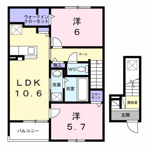 ソラーナ　ユーユーの間取り