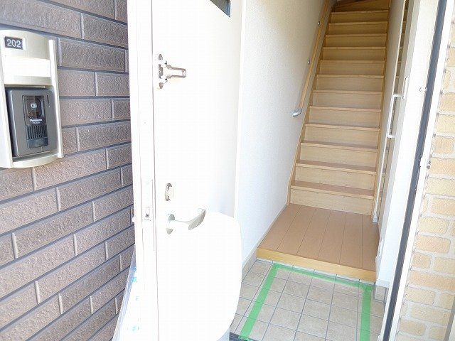 ランテマリオ　１号館の玄関