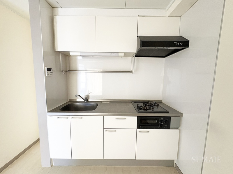 西川口ウイズマンションのキッチン|2口コンロのグリル付きキッチンです☆