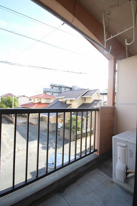 佐賀市末広２丁目の一棟アパートのバルコニー