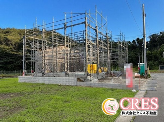【前面道路含む現地写真】 | ☆☆新築分譲　好間町上好間第5A　地震に強い安心住宅　全３棟！！ご案内随時受付中です！！ | ※建築中です♪