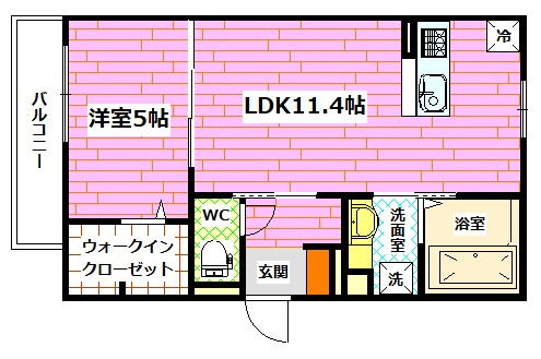 エレガンス　パレスの間取り