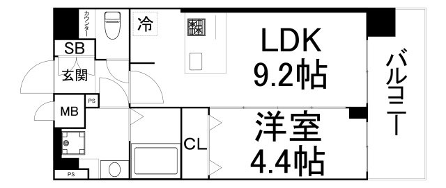 【間取り】 | プレサンス森ノ宮 THEゲート
