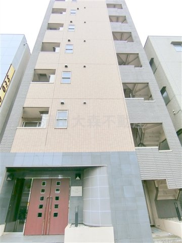 ヴィラ南蒲田の外観|2007年1月築　鉄骨造地上7階建て総戸数17戸オートロック宅配BOX
東京都大田区南蒲田2丁目　京急空港線糀谷駅最寄り徒歩6分、京急本線京急蒲田駅徒歩8分
