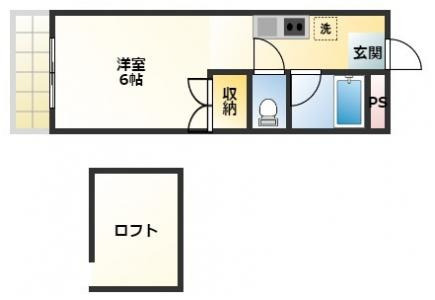 メイプルコート一万城の間取り