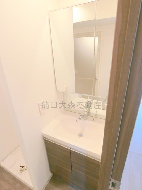 BPRレジデンス大鳥居の洗面所|独立洗面台　洗濯機置き場　洗面脱衣所